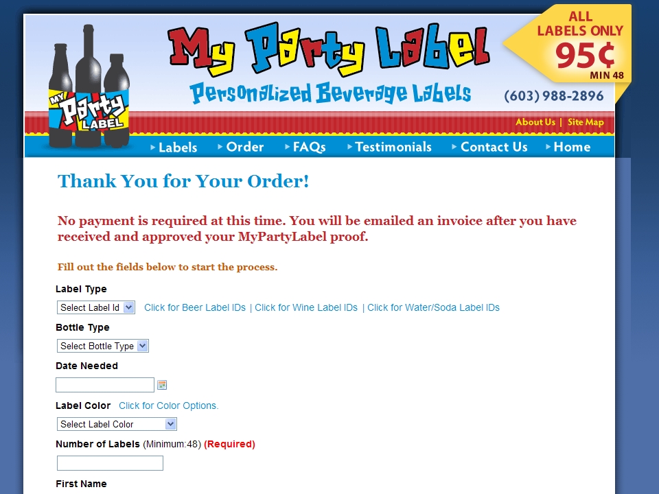 Order Form 